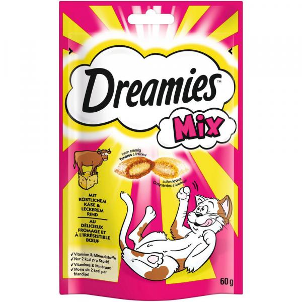 Dreamies przysmaki dla kota - Wołowina z serem, 6 x 60 g