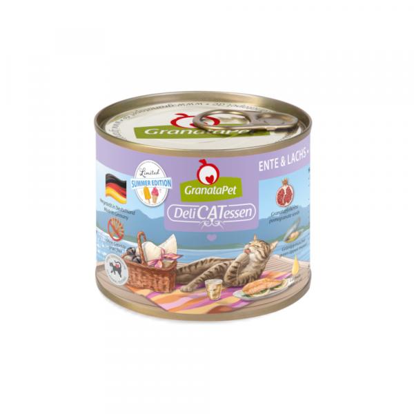 Letnia edycja limitowana: Granatapet DeliCatessen - Kaczka i łosoś, 12 x 200 g