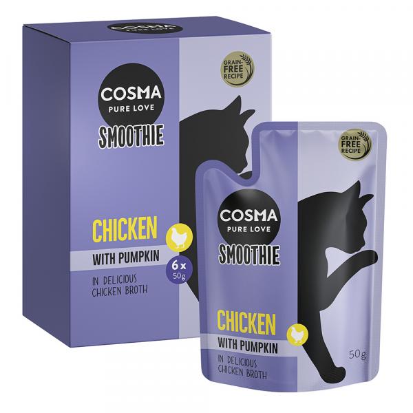 Korzystny pakiet Cosma Smoothie, 12 x 50 g - Kurczak z dynią