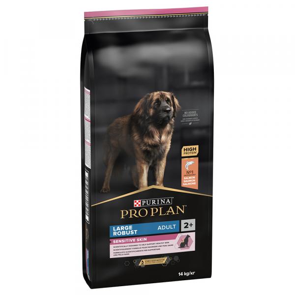 PURINA PRO PLAN Large Robust Adult Sensitive Skin, łosoś - 14 kg