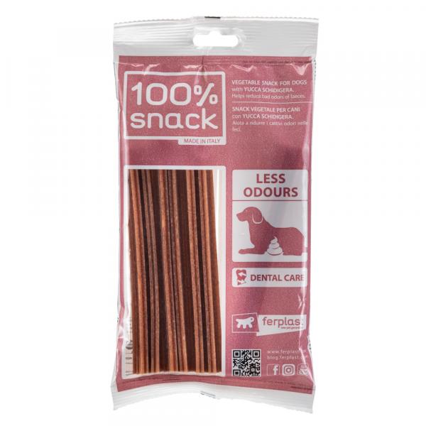 Ferplast przekąska do pielęgnacji zębów Snowflake Yucca - 3x rozm. L: dla dużych psów (25 - 44 kg)