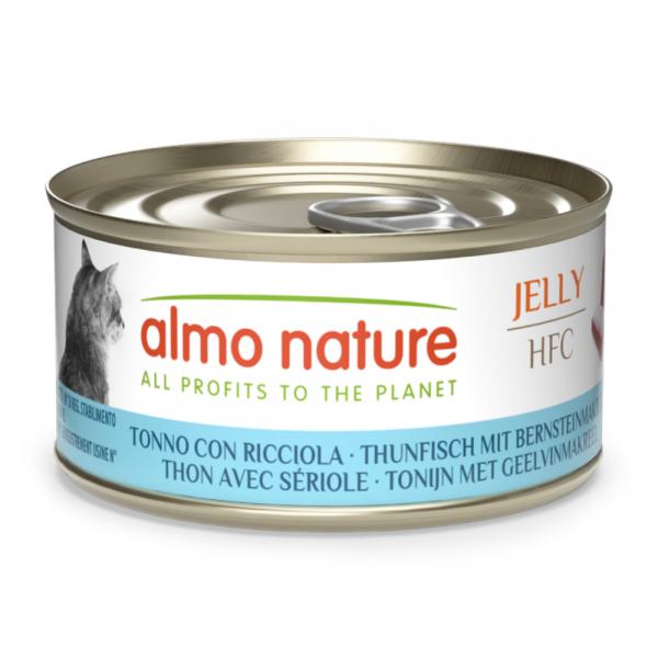 Almo Nature HFC w galarecie, 6 x 70 g - Tuńczyk z seriolą olbrzymią