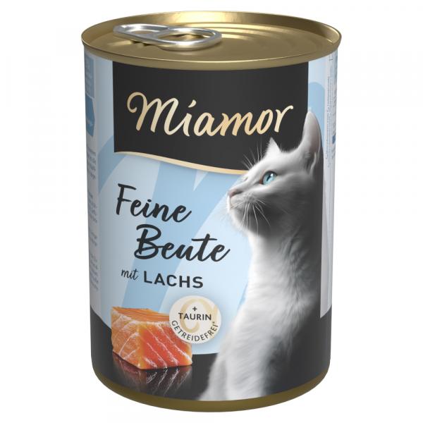 Miamor Feine Beute, 12 x 400 g - Łosoś