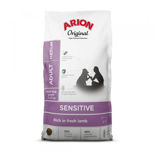 Arion Original Sensitive Medium Breed, jagnięcina - 12 kg