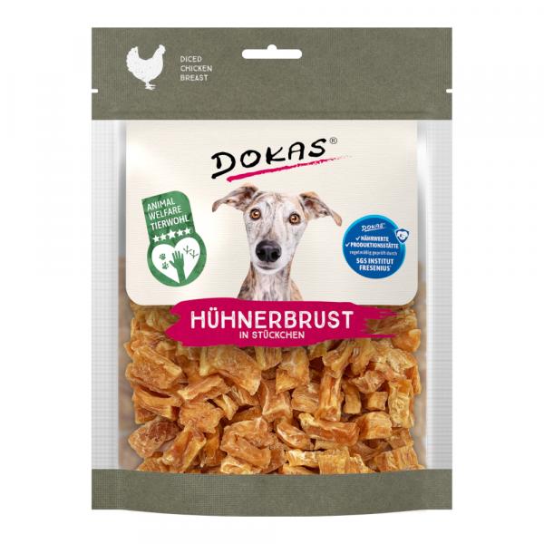 Dokas, pierś z kurczaka w kawałkach - 170 g