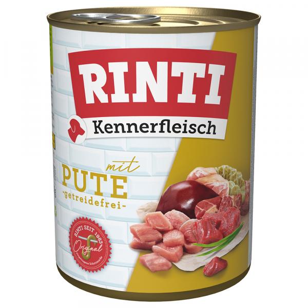 16 + 2 gratis! RINTI, 18 x 800 g - Indyk