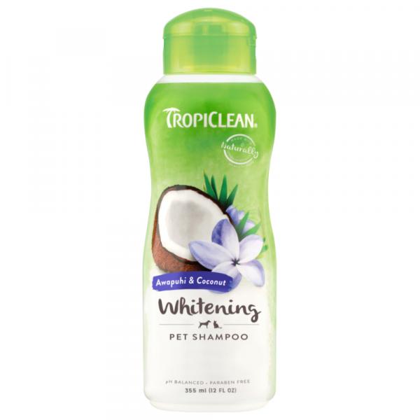 TropiClean Awapuhi Coconut Whitening szampon dla zwierząt domowych - 355 ml
