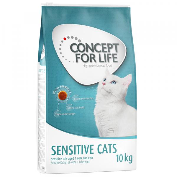 Concept for Life Sensitive Cats - ulepszona receptura! - 10 kg