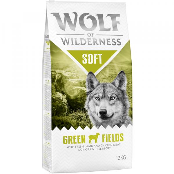 Wolf of Wilderness „Soft - Green Fields”, jagnięcina - 12 kg