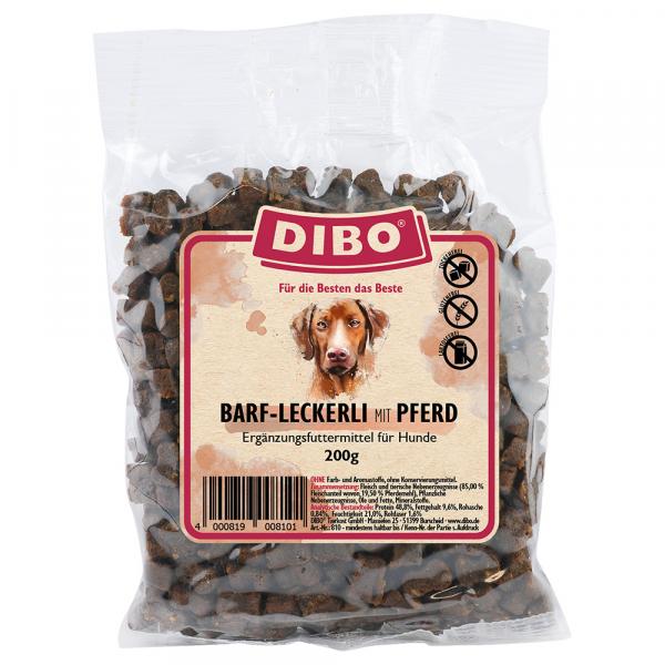 DIBO BARF, przysmaki z koniną - 200 g