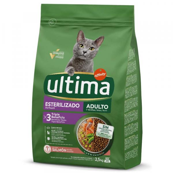 Ultima Cat Sterilized, łosoś i jęczmień - 2,5 kg
