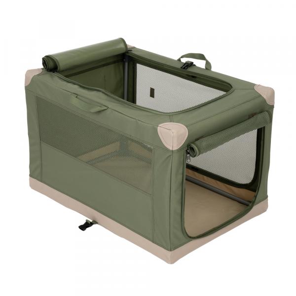 Zooplus Basics składany transporter dla psa Basic - Dł. x szer. x wys.: 76 x 50,5 x 48 cm
