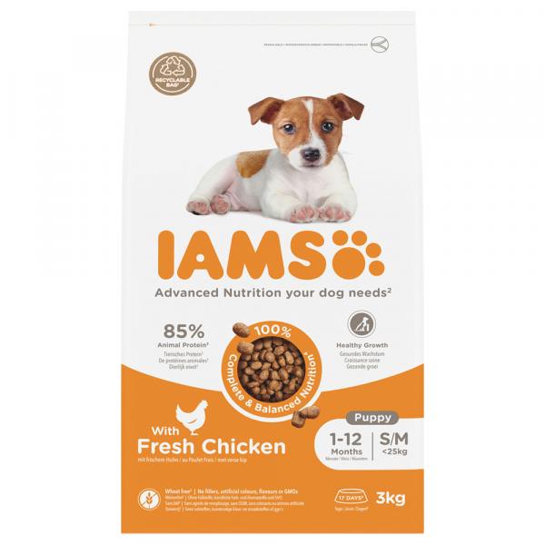 IAMS Advanced Nutrition Puppy Small / Medium Breed, kurczak - 3 kg