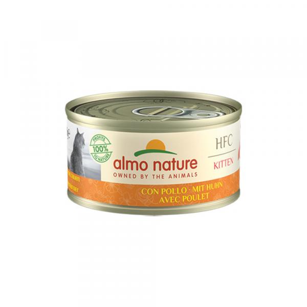 Almo Nature HFC Natural, 6 x 70 g - Kitten z kurczakiem