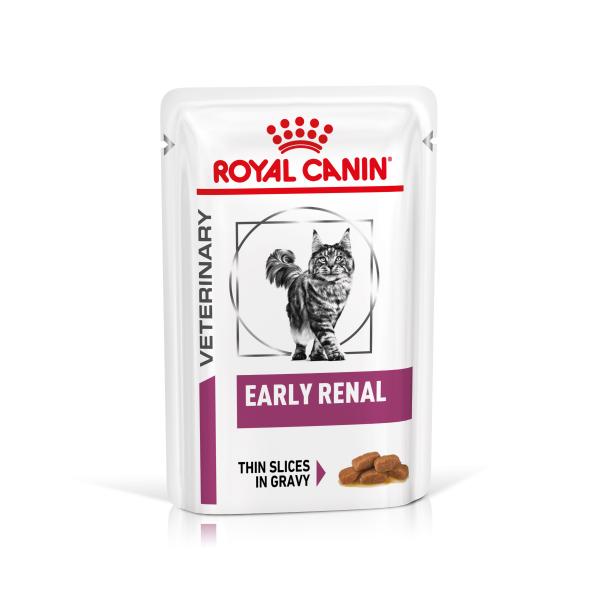 Royal Canin Veterinary Feline Early Renal, w sosie - 24 x 85 g