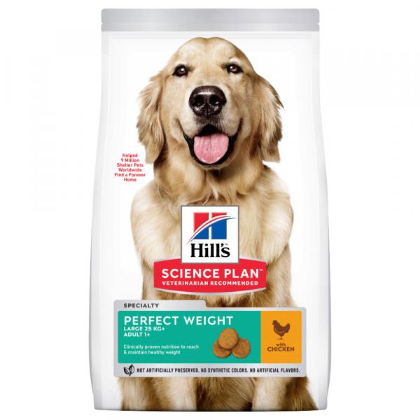 Hill's Science Plan Adult 1+ Perfect Weight Large, kurczak - 12 kg