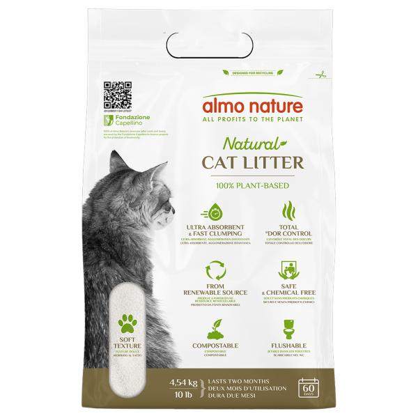15% taniej! Almo Nature, żwirek dla kota, 2 x 2,27 / 2 x 4,54 kg - 2 x 4,54 kg