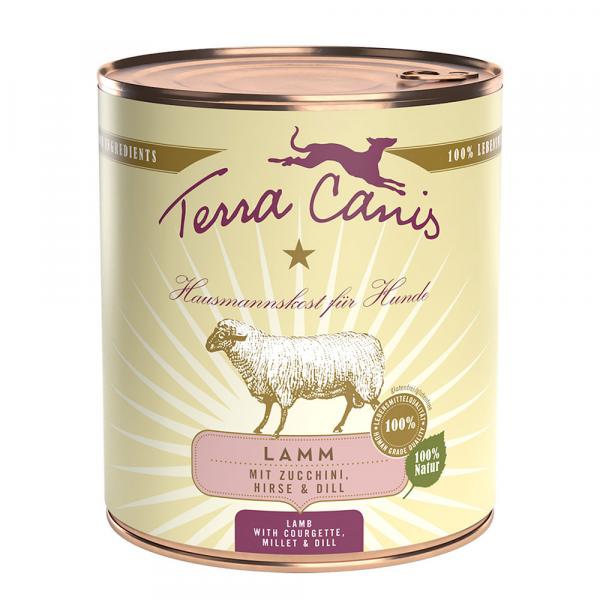 Terra Canis, 12 x 800 g - Jagnięcina z cukinią, prosem i koperkiem