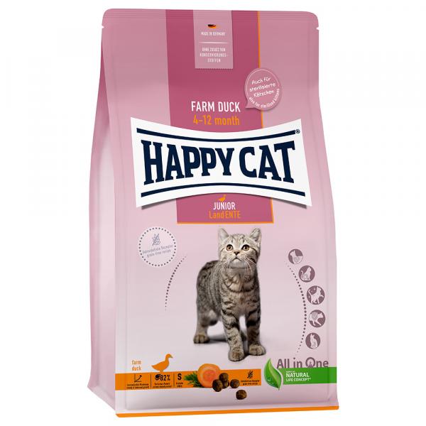 Happy Cat Supreme Junior, kaczka wiejska - 1,3 kg