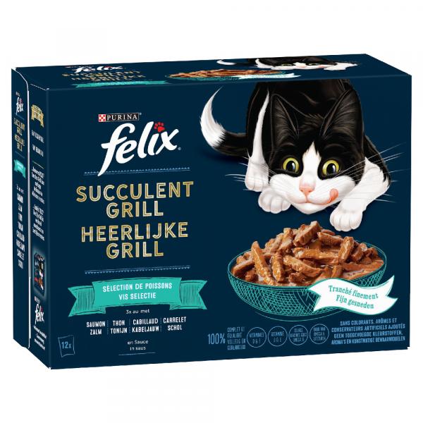 Felix Tasty Shreds w sosie, 12 x 80 g - Rybne smaki