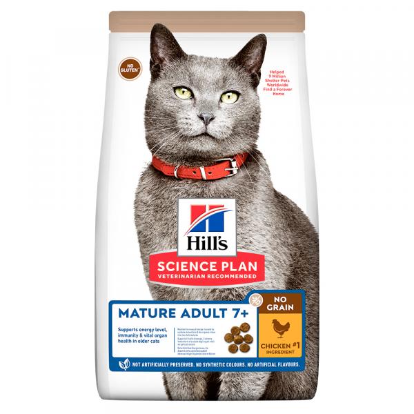 Hill's Science Plan Mature Adult 7+ No Grain, kurczak - 2 x 1,5 kg