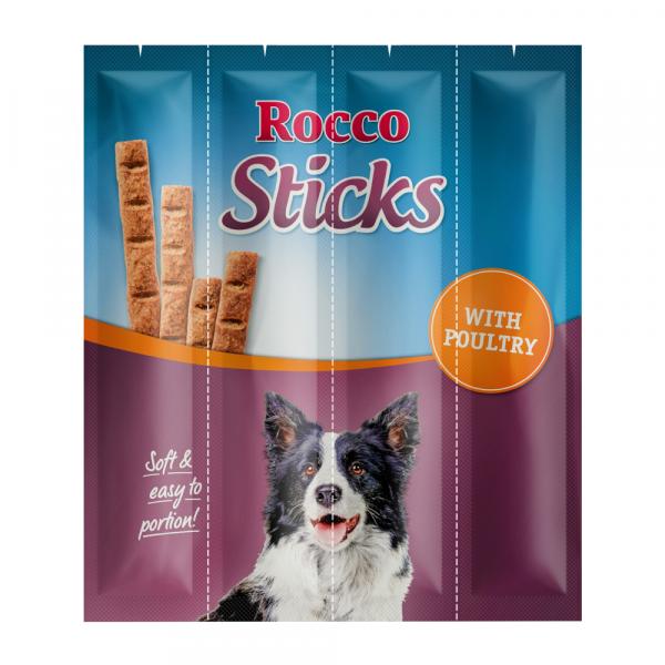 Megapakiet Rocco Sticks - Drób, 3 x 12 szt. (360 g)