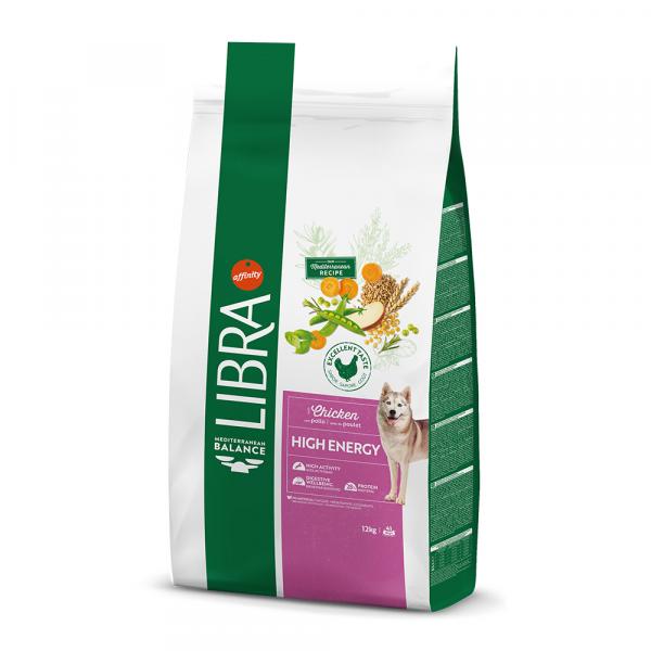 Libra Dog High Energy, kurczak - 2 x 12 kg