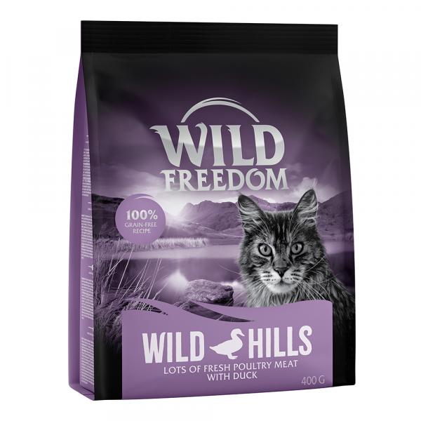 25% taniej! Wild Freedom, karma sucha, 400 g - Adult „Wild Hills”, kaczka