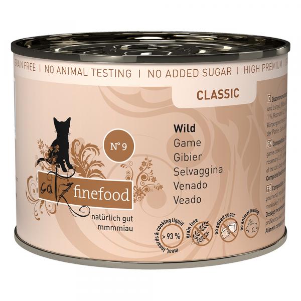 Catz finefood w puszce, 6 x 200 g - Dziczyzna