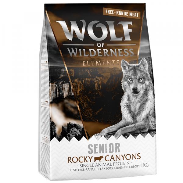 2 + 1 kg gratis! Wolf of Wilderness, 3 x 1 kg - Senior \