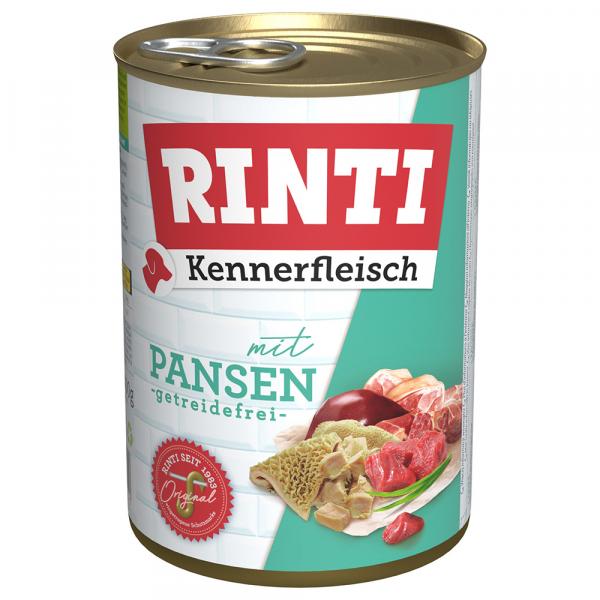 RINTI Kennerfleisch, 6 x 400 g - Żwacze