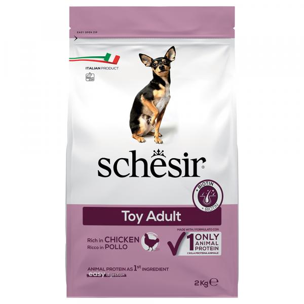 Schesir Dog Toy Adult z kurczakiem - 2 kg