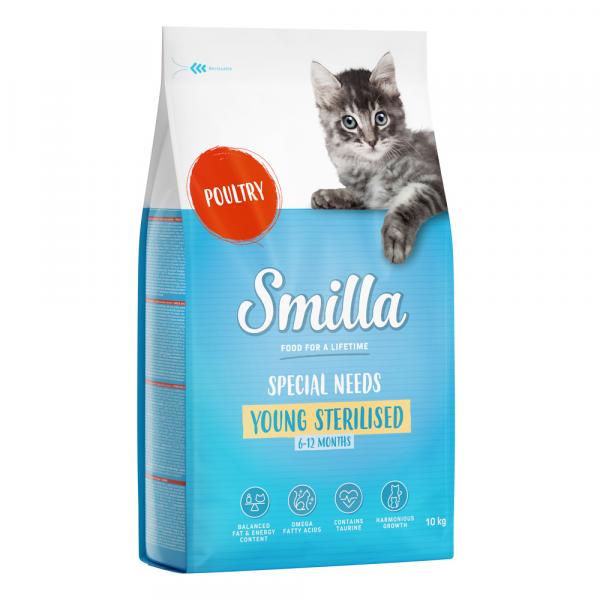 Smilla Young Sterilised, z drobiem - 10 kg