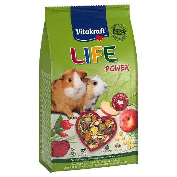 Vitakraft Life Power dla świnki morskiej - 600 g