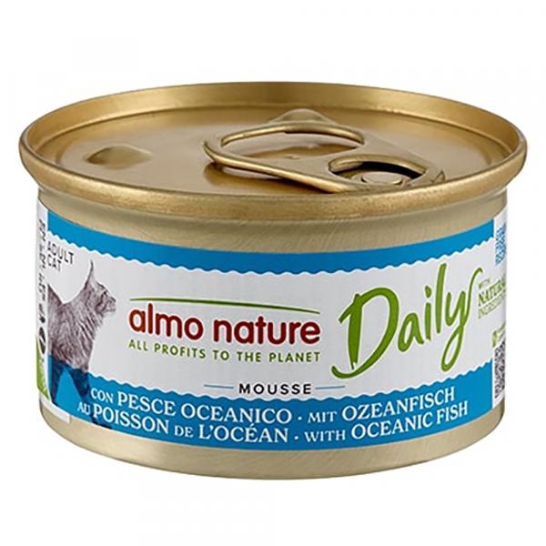 5 + 1 gratis! Almo Nature Daily Menu, 6 x 85 g - Mus z rybami oceanicznymi