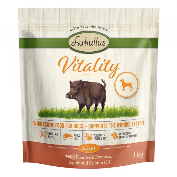 Lukullus Vitality Odporność, dzik (bez zbóż) - 1 kg