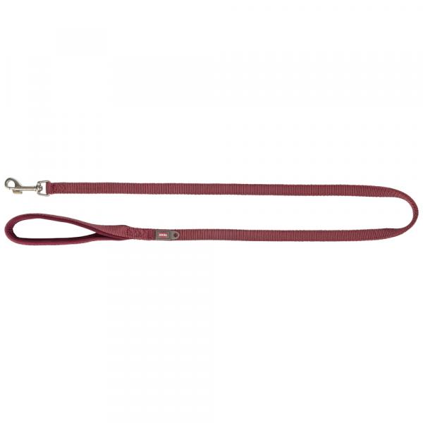 Trixie Premium smycz dla psa, sangria - Rozmiar M - L: 1 m / 20 mm