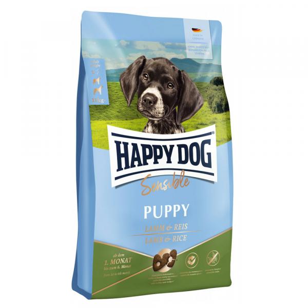 Happy Dog Supreme Sensible Puppy, jagnięcina z ryżem - 2 x 10 kg