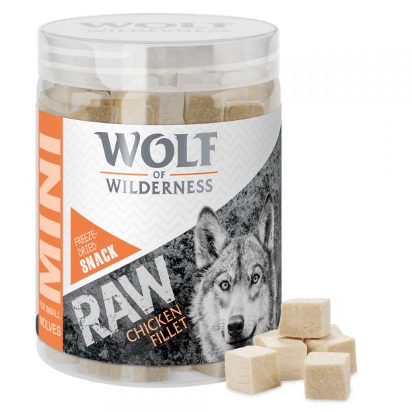 Korzystny pakiet Wolf of Wilderness - RAW liofilizowane przysmaki premium - Filet z kurczaka (240 g)