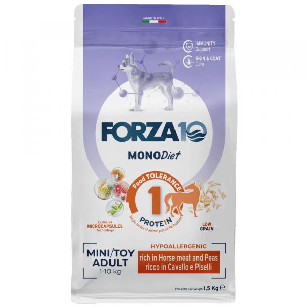 FORZA10 Mini & Toy Diet, konina i groch - 1,5 kg