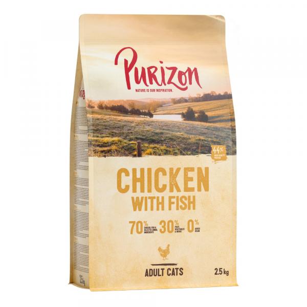 15% taniej! Purizon - bez zboż, karma sucha, 2,5 kg - Adult dla kota, kurczak i ryba
