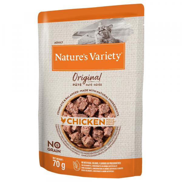 Nature's Variety Original Paté No Grain, 12 x 70 g - Kurczak