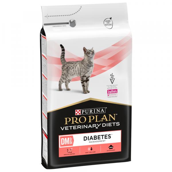 PURINA PRO PLAN Veterinary Diets Feline DM ST/OX - Diabetes Management - 2 x 5 kg