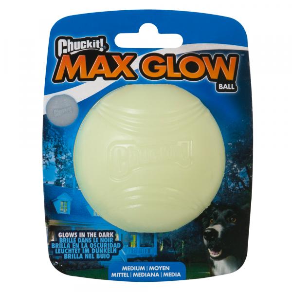 Chuckit! Max Glow Ball świecąca piłka dla psa - Śr. 6,5 cm