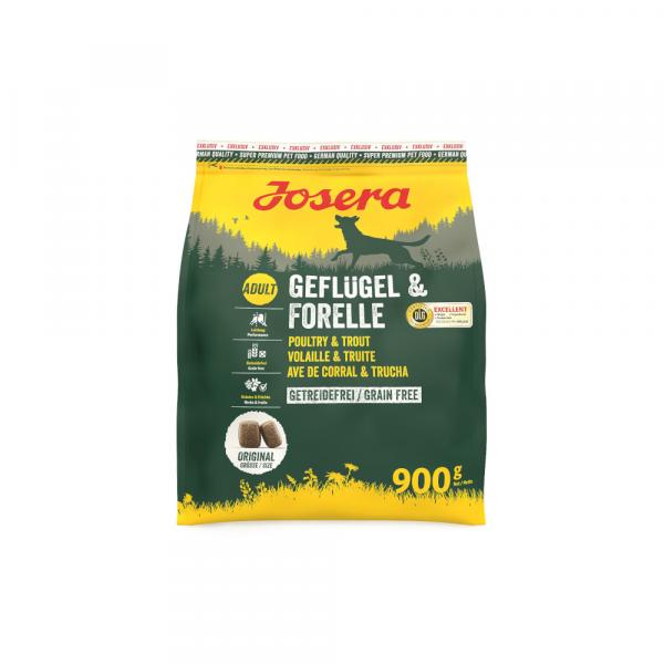 Josera, drób i pstrąg - 900 g