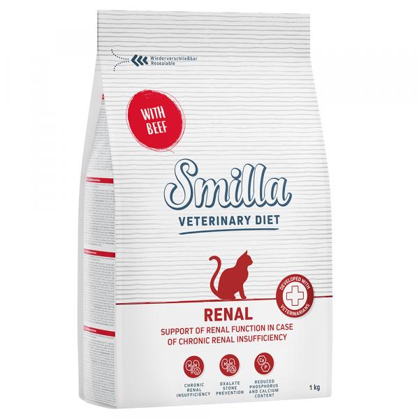 1 kg Smilla Veterinary Diet w super cenie! - Renal, wołowina