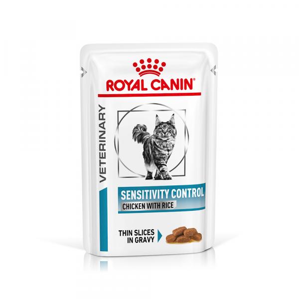 Royal Canin Veterinary Feline Sensitivity Control, kurczak - 12 x 85 g