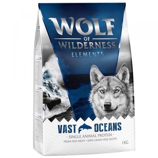 2 + 1 kg gratis! Wolf of Wilderness, 3 x 1 kg - „Vast Oceans”, ryba