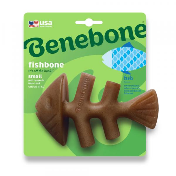 Benebone Fishbone - Small (dł. x szer.): ok.15 x 9 cm