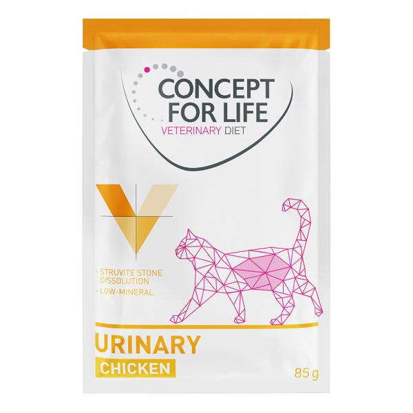 Concept for Life Veterinary Diet Urinary, kurczak, saszetki - 12 x 85 g